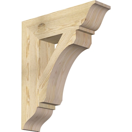 Legacy Traditional Rough Sawn Bracket, Douglas Fir, 6"W x 24"D x 28"H